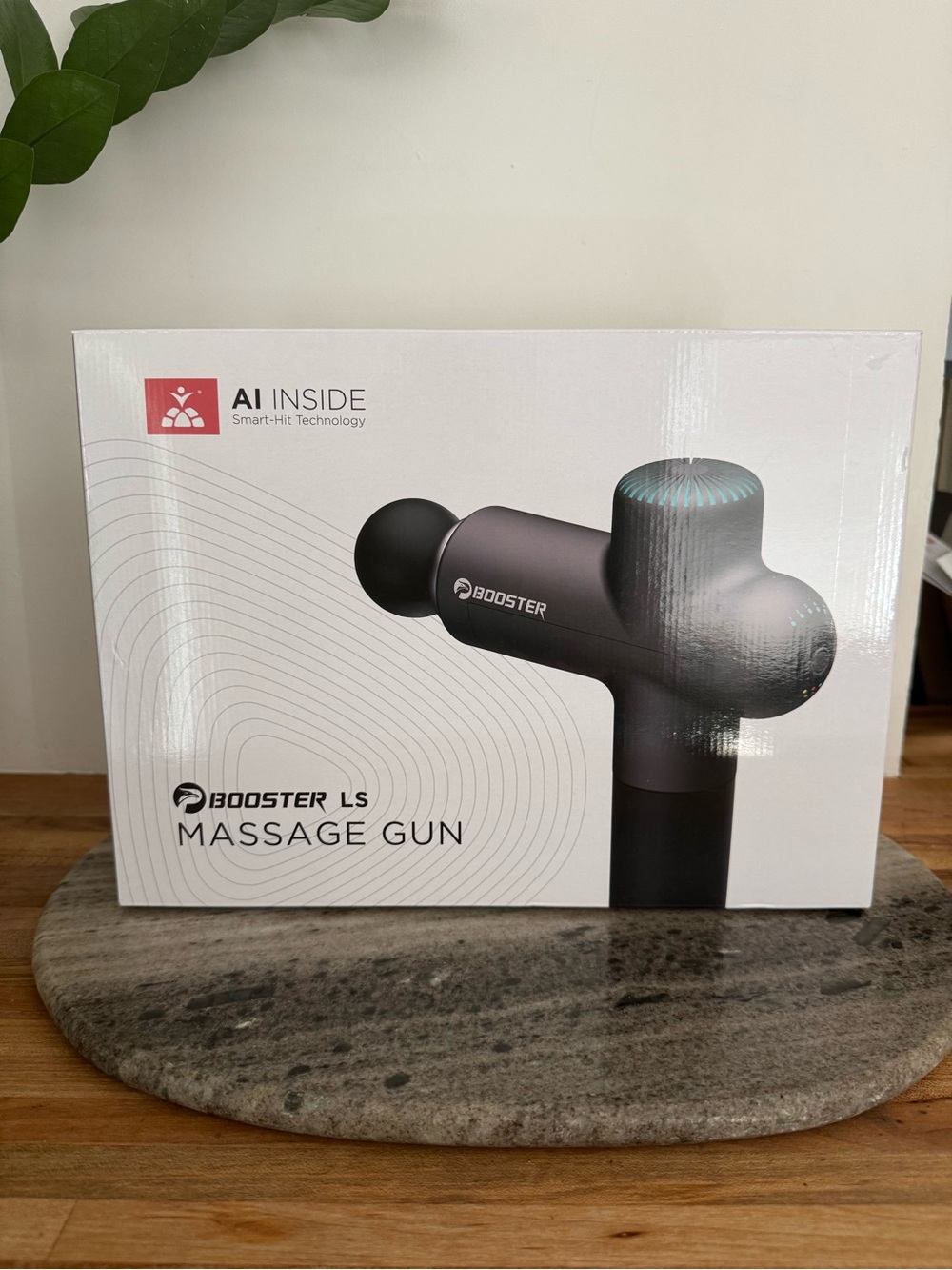 Booster LS Massage Gun in Charcoal Black